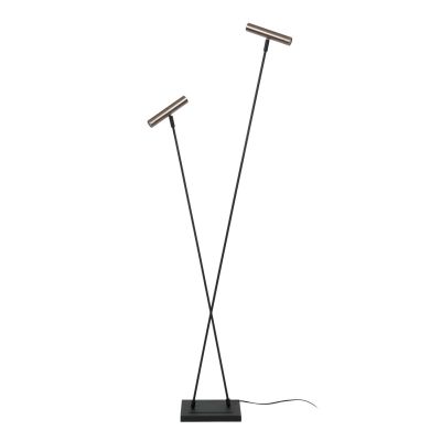 Lucide DUARTE - Floor lamp - 2xG9 - Grey iron - Vibes